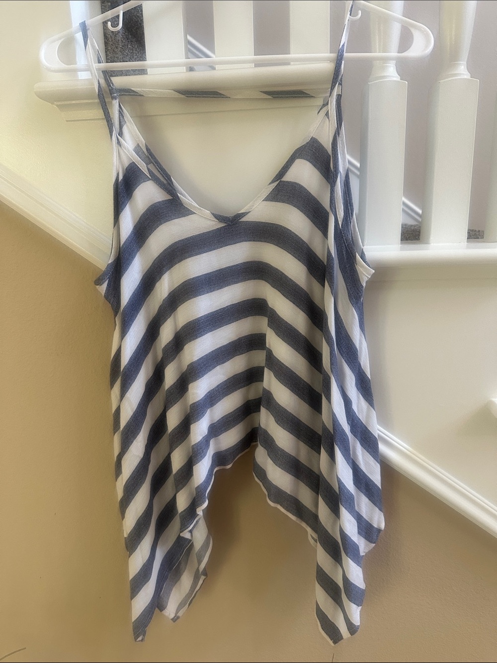 Navy and White Striped Cami
